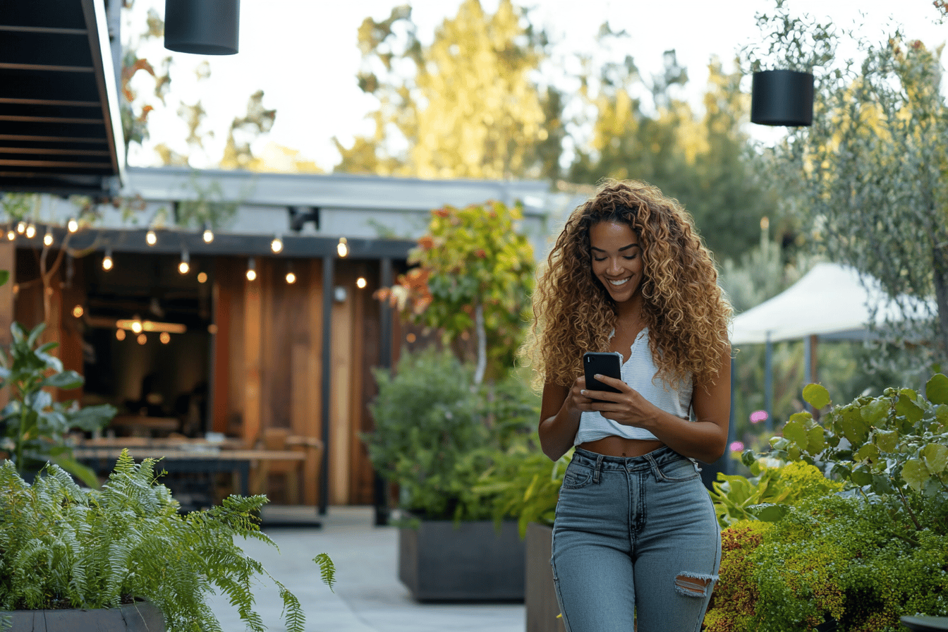Man using phone